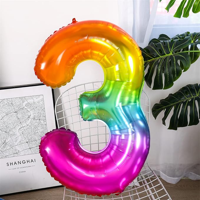 Number Balloon | Number 3 Balloon - Image 2