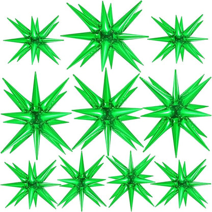10 Pcs Star Balloons Explosion Balloons Foil Cone Balloon Magic by TOTAFAM