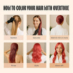 Overtone Semi Permanent Hair Color Conditioner, Desert Rose, 8 oz, Nourishing, Damage-Free, Color Depositing Mask for All Hair Types with Shea Butter & Coconut Oil, Vegan & Cruelty-Free