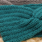 DRESHOW Knit Crochet Headband for Women Ear Warmer Soft Turban Stretch Warmer Headbands Winter Fashion Head Wrap