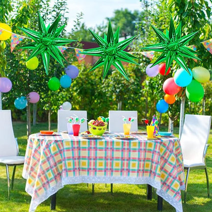 ZAKVOOR 60 Pcs Star Balloons 12 Spike Foil Explosion Party Decoration Balloons - Image 6