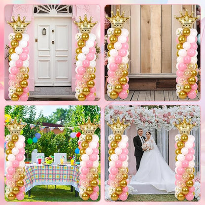 2 Sets Princess Party Balloon Column Stand Kit - Image 6