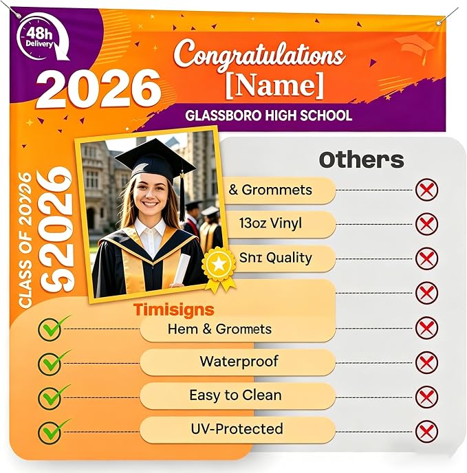 Custom Vinyl Banner with Hem & Grommets, Halloween Birthday Business Event - Image 2