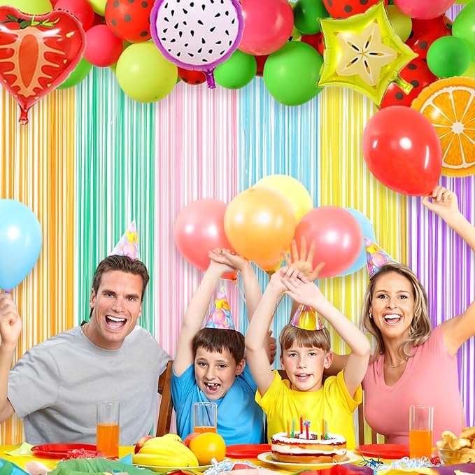 Pastel Tinsel Curtain Party Backdrop - Image 9