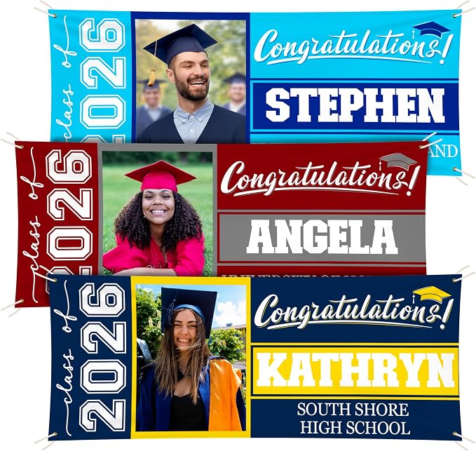 Graduation Banner 2026 Personalized by Brd+Gifts