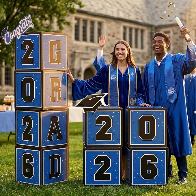 2026 Graduation Decorations, So Proud of You and Class of 2026 Grad Balloon - Image 6