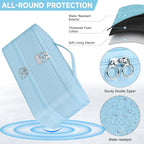 Travel Carrying Case Compatible with Shark Flexstyle/FlexFusion/Hair Dryer,Double-Layer Hair Hot Tools Storage Bag Fits for Dyson Airwrap Styler/Supersonic Hair Dryer and Attachments,Blue-Bag Only