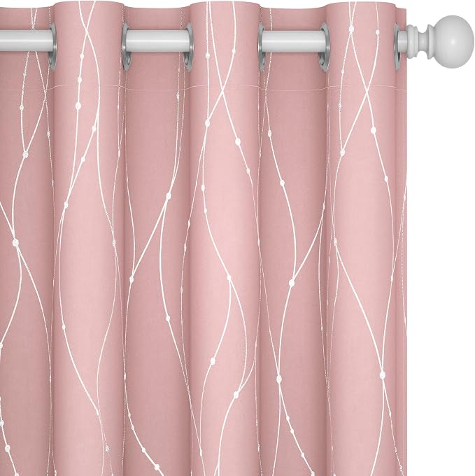 Deconovo Living Room Curtains 108 Inch Long, Thermal Insulated, Room Darkening by Unknown