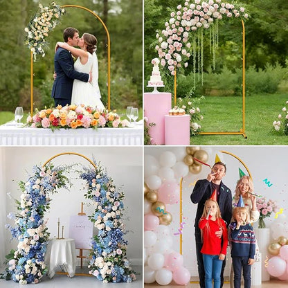 7.2 FT Wedding Arch Backdrop Stand - Image 4