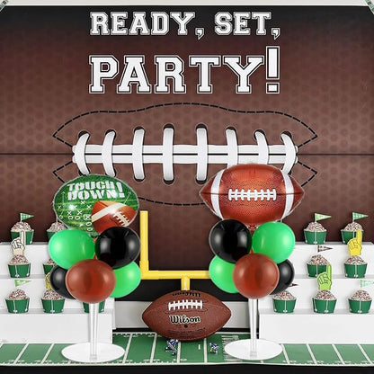 4 Sets Football Party Balloons Stand Kit, Football Party Balloon Centerpiece - Image 7