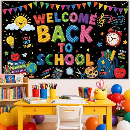 Welcome Back to School Backdrop - Image 2