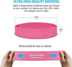 Suddora Sweatbands Set, Moisture Wicking 2 Wristbands and 1 Headband, Breathable Terry Cloth Athletic Bands for Basketball, Tennis, Yoga, Gym, Sweat Bands for Costumes and Cosplay