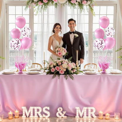 Pink Balloon Table Centerpiece Kit, 6 Sets Pink Balloon Stands - Image 7
