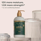 SheaMoisture Bond Repair Shampoo, Conditioner, Leave-In, & Oil 4 Pk Alma Oil to Strengthen Hair with Restorative HydroPlex Infusion
