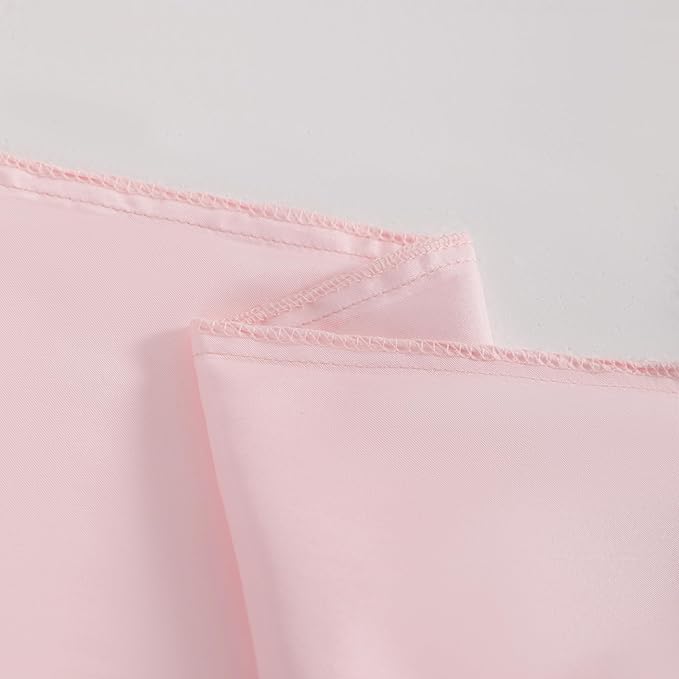 NTBAY 2 Pack Satin King Pillowcases for Hair and Skin, Luxurious and Silky Pillow Cases with Envelope Closure, 20x40 Inches, Light Pink