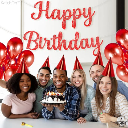 KatchOn Happy Birthday Banner For Birthday Decorations -10 Feet Pre Strung | - Image 4
