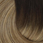 Full Shine Real Hair Clip in Extensions 20 Inch Clip in Hair Extensions Balayage Black Ombre to Blonde Mix Brown Remy Soft Hair Lace Weft Long Straight Hair 3 PCS 60 Grams