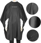 Waterproof Hairdresser Cutting Cape Lightweight with Two Slots Salon Cape Adjustable Neck Part for Adults and Youth
