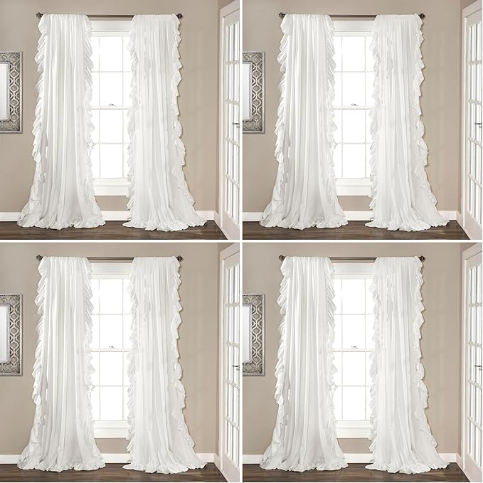 Lush Decor Reyna Ruffle Curtain Panel by LushDecor