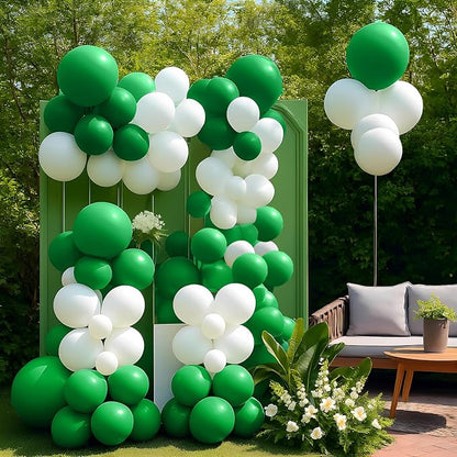 Dark Green Balloons 100 Pack 12 Inch Forest Green Extra Thick Latex Party - Image 5