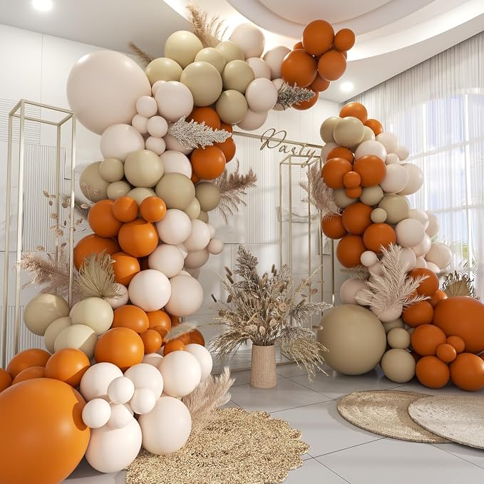 Fall Balloon Garland Arch Kit, Baby Bridal Shower, Wedding Party Decorations by MOXMAY