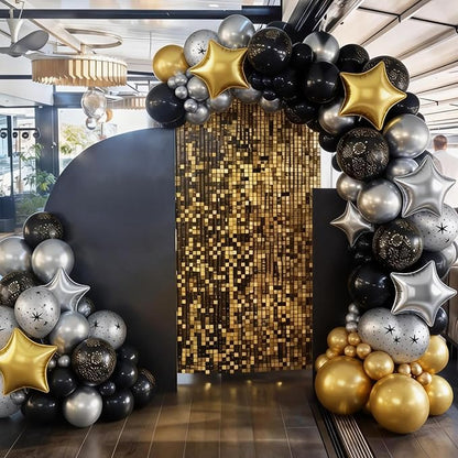 Black and Gold Balloons - Image 5