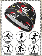 SATINIOR 6 Pcs Cooling Skull Cap Helmet Liner Sweat Wicking Cap Hard Hat Liner Bandana for Men Women Sports Cycling Running