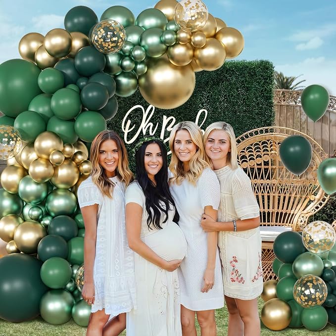 147pcs Green Balloon Garland Arch Kit - Image 4