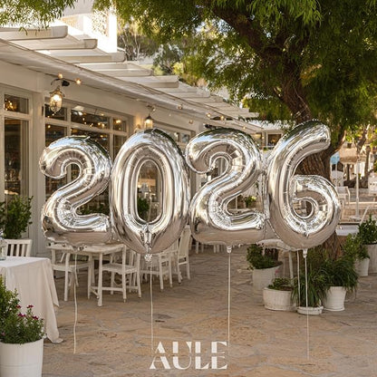 AULE 40 Inch Silver 29 Balloon Number Foil 0-9 Birthday Big Numbers | Birthday - Image 4