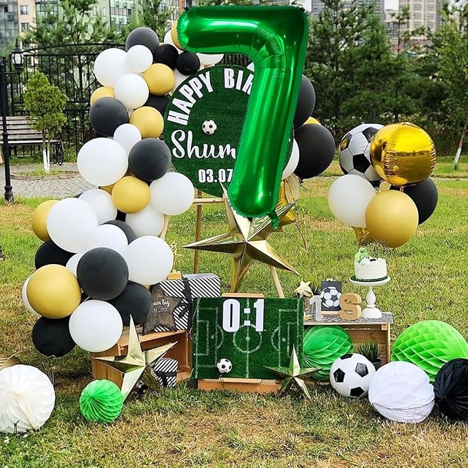 Green Number Balloons, 40 Inch Dark Green Balloon 4.4 Helium Balloon 4th - Image 7