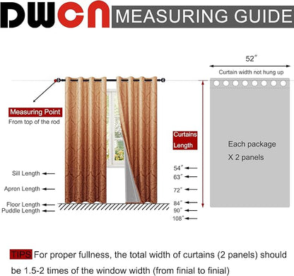 DWCN 100% Blackout Curtains for Bedroom - Image 7