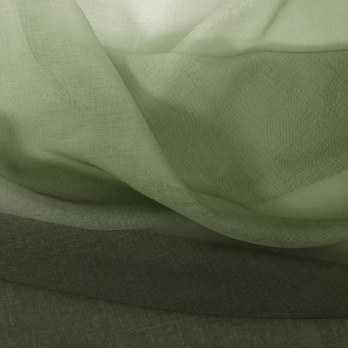 DWCN Ombre Short Sheer Curtains - Image 5