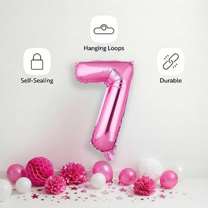 Restaurantware-Balloonify 16 Inch Number Balloon, 1 Digital Party Balloon - Image 4
