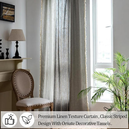 Sutuo Home Boho Curtains 108 inch - Image 3
