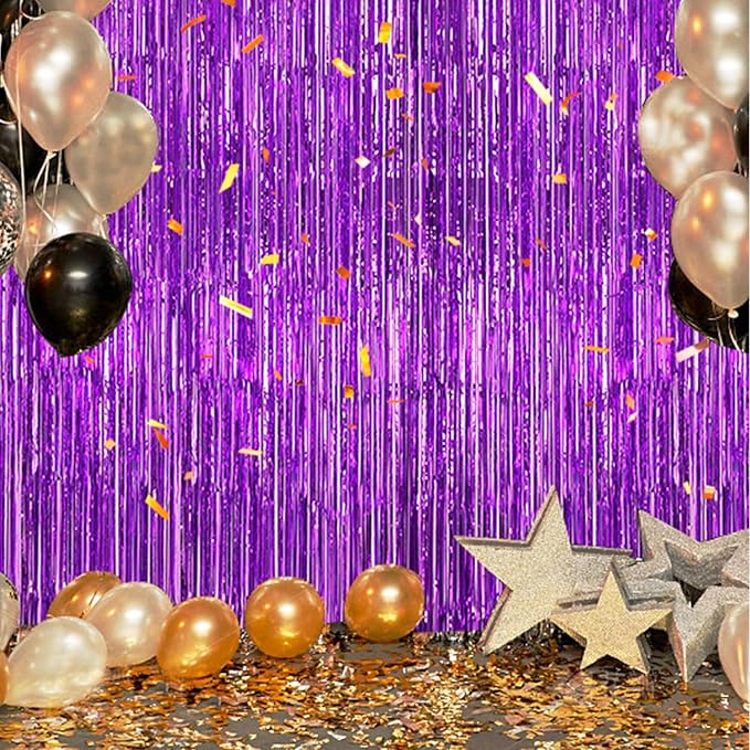 DECOCKRAT 3 Pack Foil Fringe Backdrop - Image 6