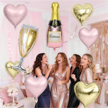 Champagne Balloons, Bachelorette Party Balloons - Image 6