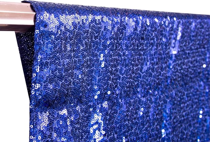 Sequin Backdrop Curtain, Glitter Non-Transparent Sequin Photography Background - Image 3