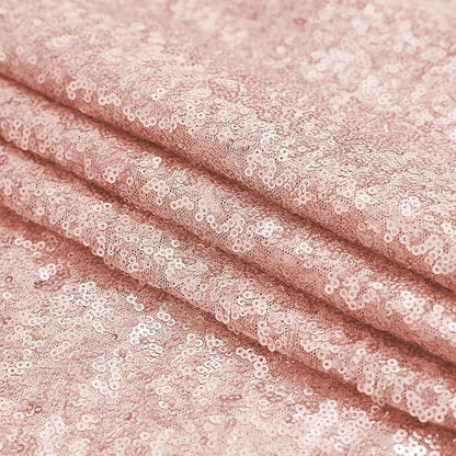 Sugargirl Rose Gold Sequin Backdrop Curtain 4FTx8FT Glitter Rose Gold - Image 8