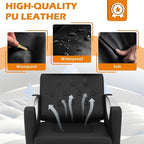 Shampoo Bowl Chair for Salon, Backwash Station Shampoo Sink with Tilting Ceramic Bowl Professional Salon Beauty Spa Barbershop Equipment