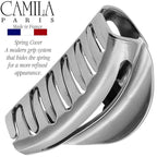 Camila Paris CP2412 French Hair Clip for Women Thick Hair for Long Curly Wavy Hair, Girls Hair Claw Clips Jaw, Durable Styling Big Claw Clip for Thick Hair, Strong Hold No Slip Grip, Made in France