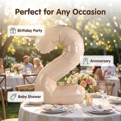 YPSelected 32 Inch Large Foil Helium Number Balloon Birthday Wedding Party 0-9 - Image 6