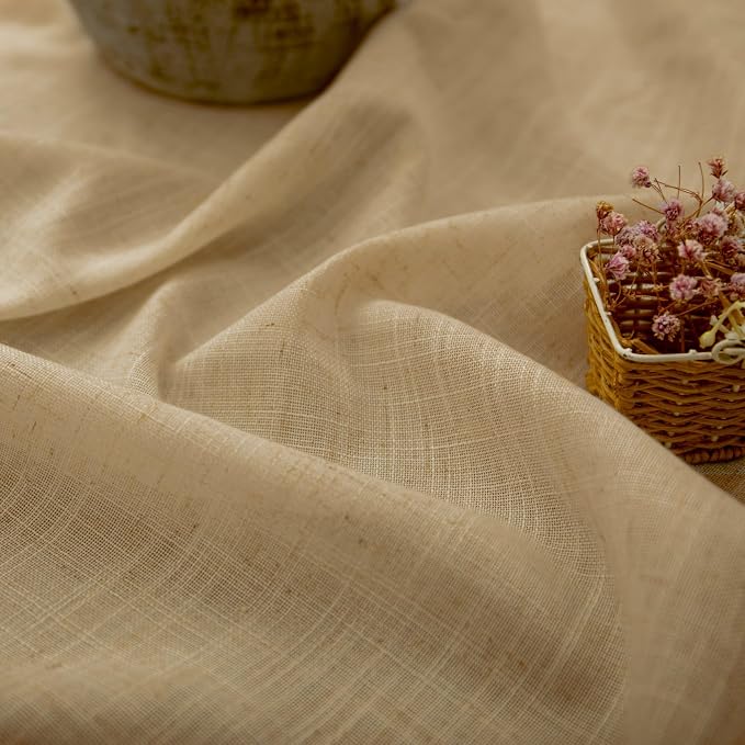Tan Beige Curtains 96 Inches Long - Image 3