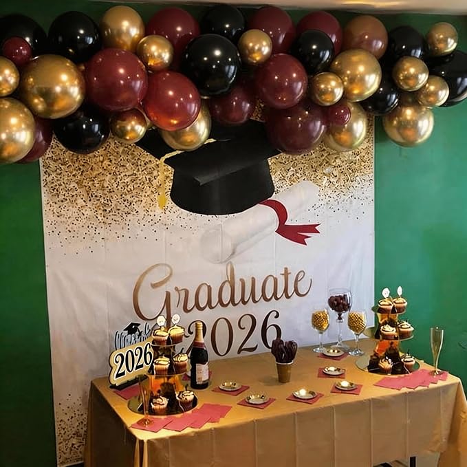 Burgundy Balloon Arch Kit - Image 4