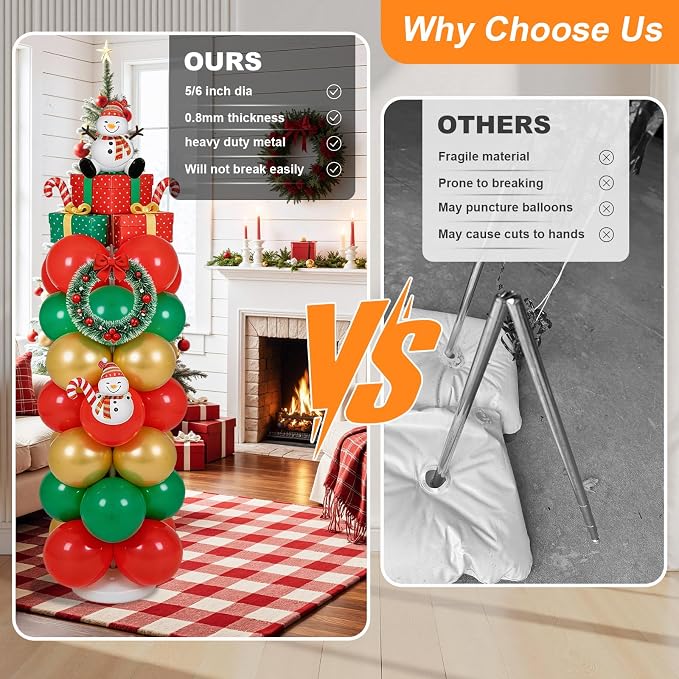 Balloon Stand 15-56 Inch Height Adjustable Balloon Stands - Image 3