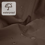 Reusable Shower Cap for Women, Large Waterproof Shower Essentials Bonnet Washable Elastic Band Bath Hair Wrap Hat for Long Hair, Braids(Dark Coffee)