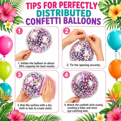 Tropical Rainbow Balloons Kit - Image 3