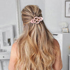 Pink Hair Barrettes for Women 4packs Hair Clips French Hair Barrette Clip Pink Accessories for Women Girls