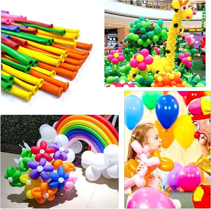 Black Long Balloons Premium 260 Twisting Balloons Animals Magic - Image 8
