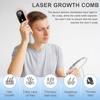Red Light Therapy Hair Growth Brush, Electric Scalp Care Comb for Men and Women, Hair Wellness Treatment