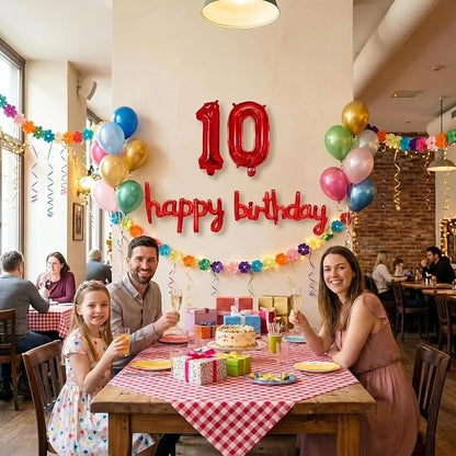 16 Inch Foil Mylar Number Balloons 0-9 - Image 2